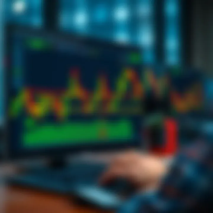 Binary options trading strategy illustrated on TradingView showing entry points and indicator signals