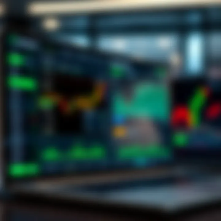Interface of BlackBull Markets platform showcasing account types and trading tools for users