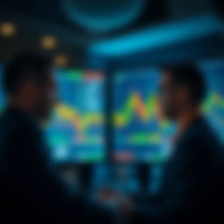 Concept illustration of automated trade mirroring between investor and expert trader