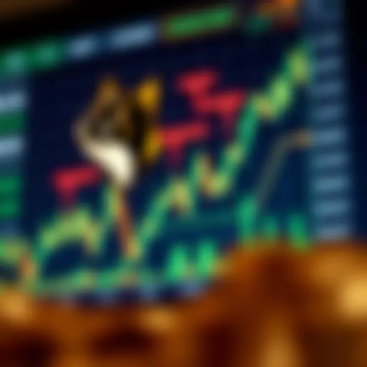 Graph showing Dogecoin price trends with highlighted key market influences