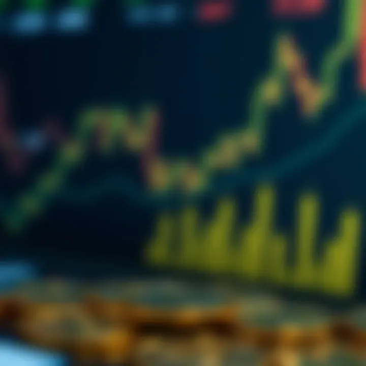 Illustration of economic indicators like inflation and trade data affecting currency values