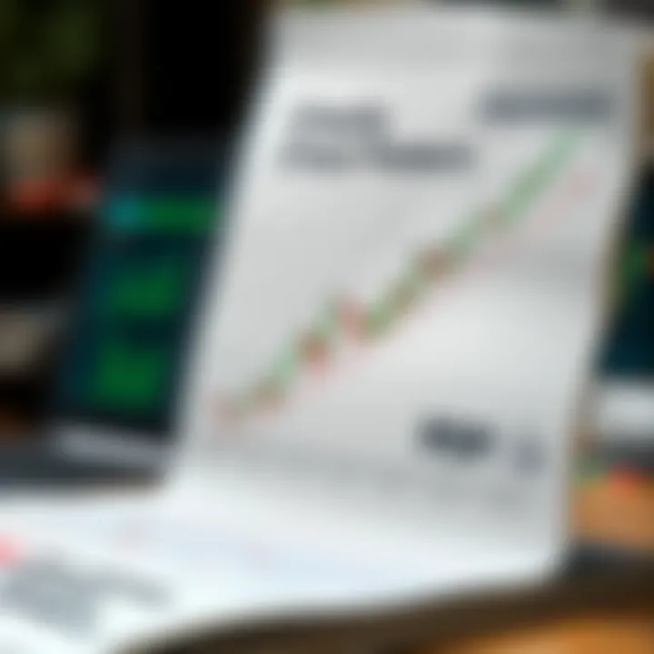 Illustration of downloadable PDF resources containing detailed chart pattern references for traders