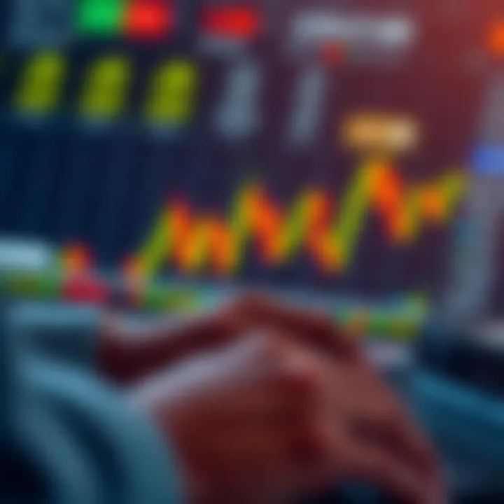 Abstract illustration of forex trading strategies and global currency exchange