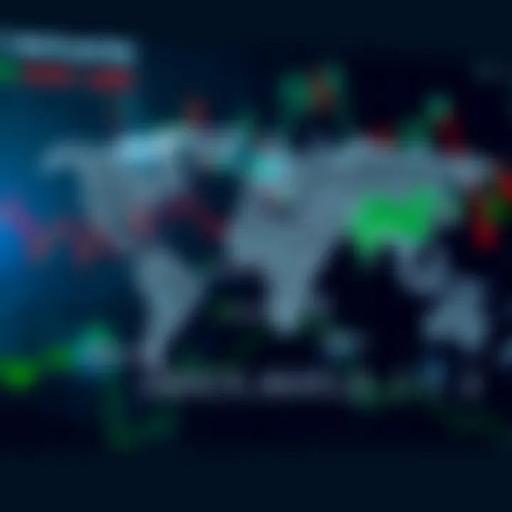Overview of Global Stock Market Indices Illustration of a global stock market map highlighting key international indices for trading