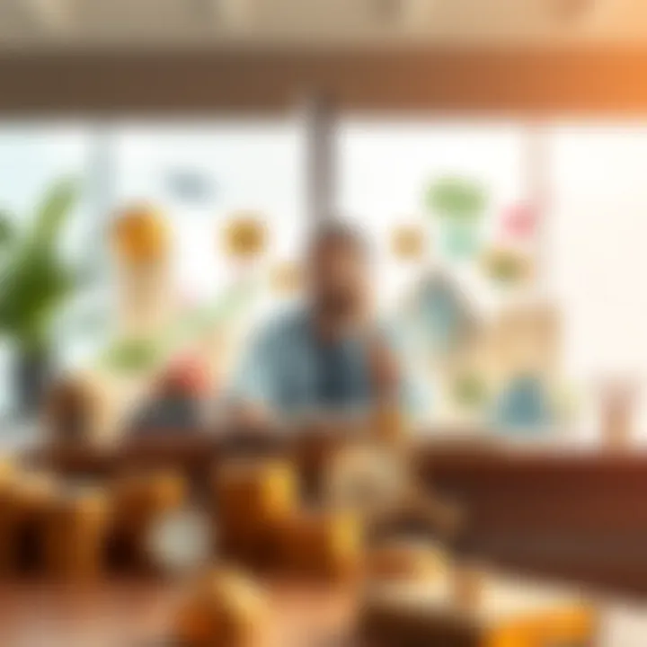 Illustration of diverse investment opportunities including real estate, stocks, and business ventures