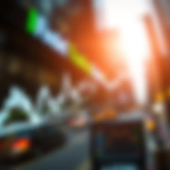 Graph showing forex trading volume spikes during New York session hours