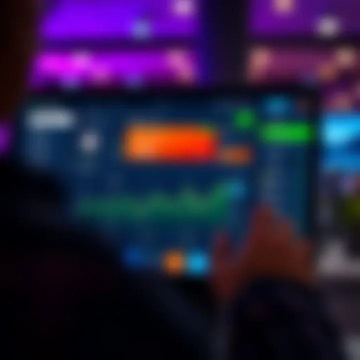 Dashboard view of Pocket Options platform highlighting account features and trading options