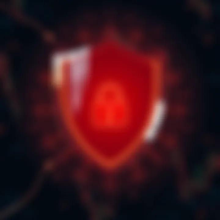 Security shield symbolizing enhanced safety features for Quotex users in South Africa