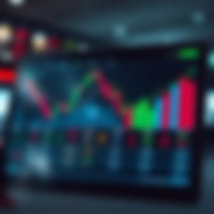 Graph illustrating trading platforms and asset options available on RCG Markets