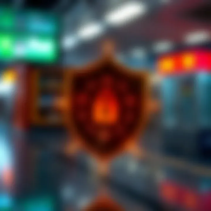 Security Measures to Protect Digital Transactions on Deriv Secure transaction shield symbol with digital currency icons