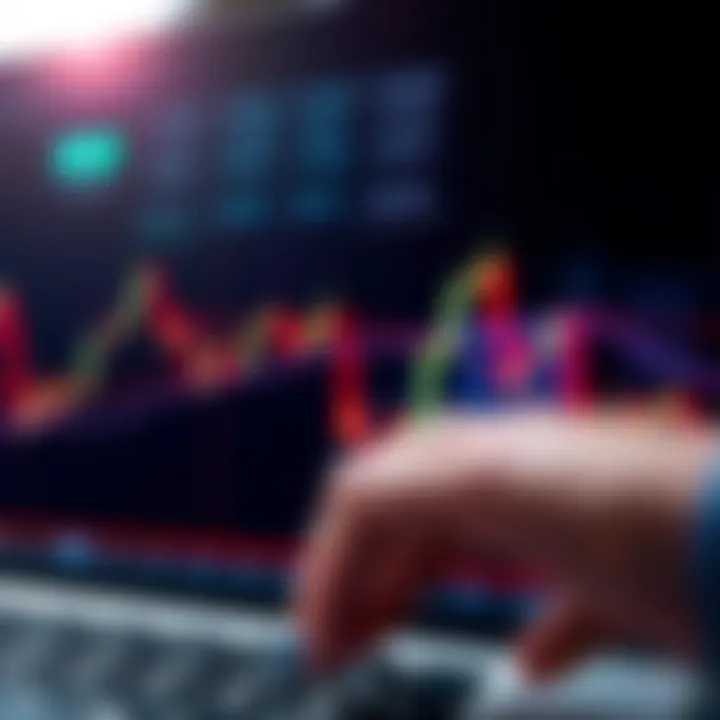 Technical analysis indicators overlaid on Solana price graph