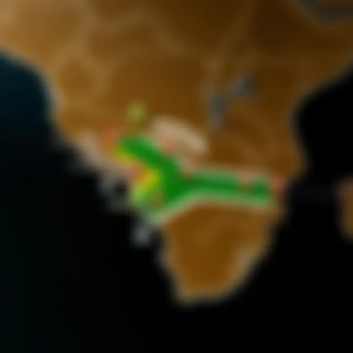 Map highlighting South Africa with icons representing sports betting activities and community engagement