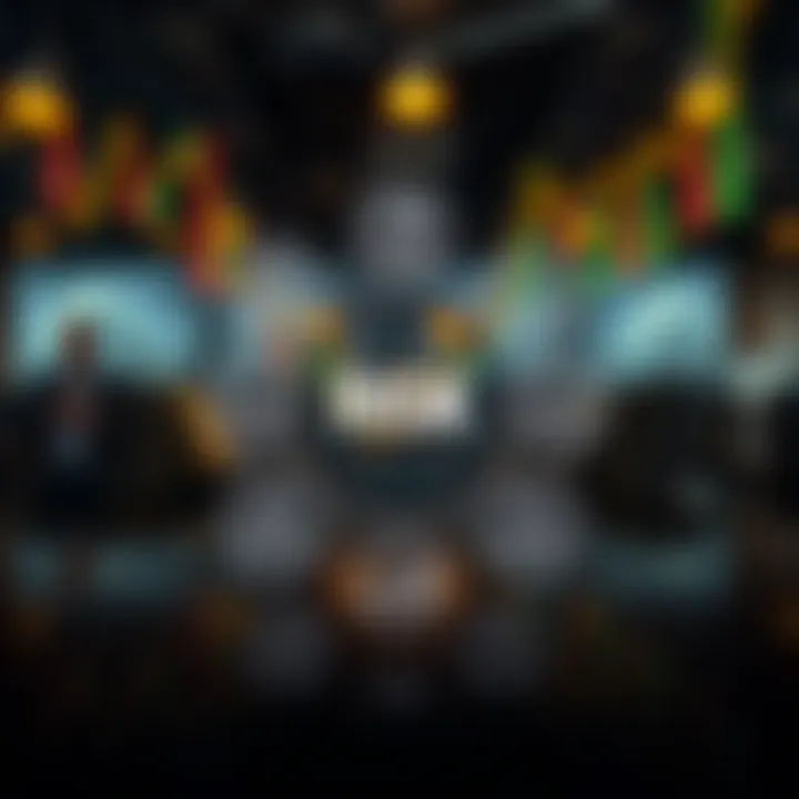 Graphical representation of risk management strategies with diversified portfolio elements