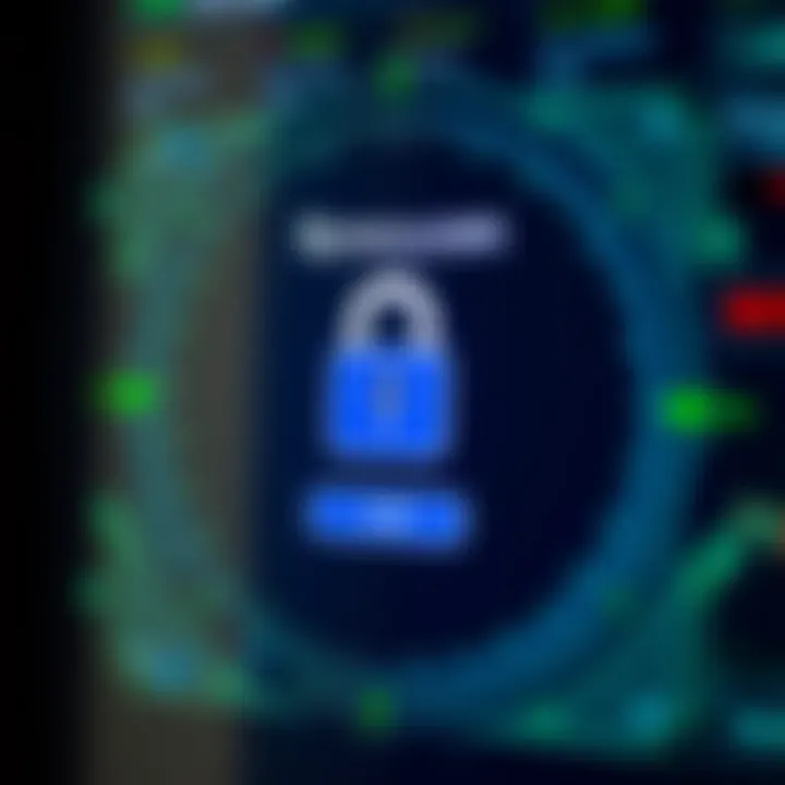 Secure login interface emphasizing protection and encryption for online trading accounts