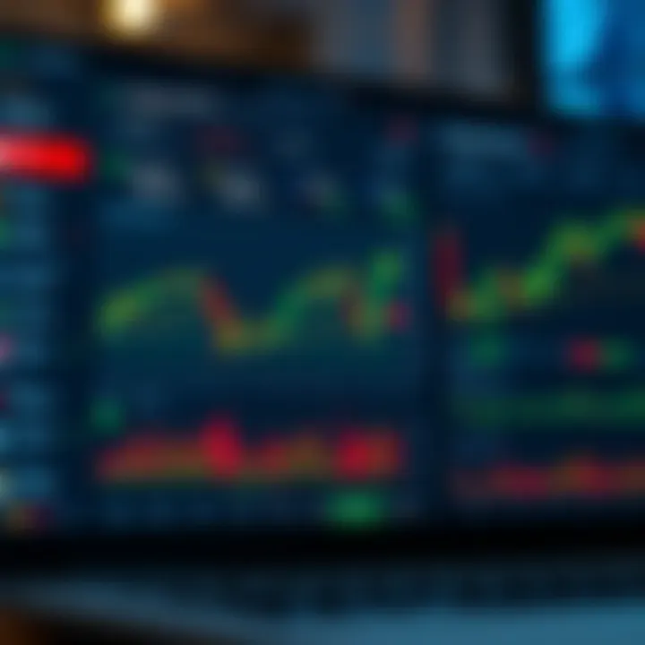 Trading dashboard displaying account options and market data relevant to South African traders