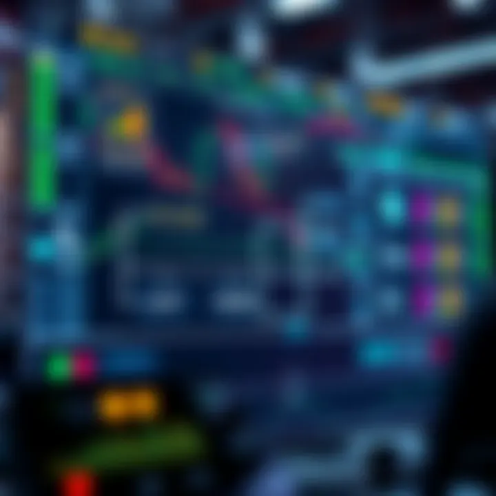 Diagram illustrating the components and workflow of an automated forex trading system in action