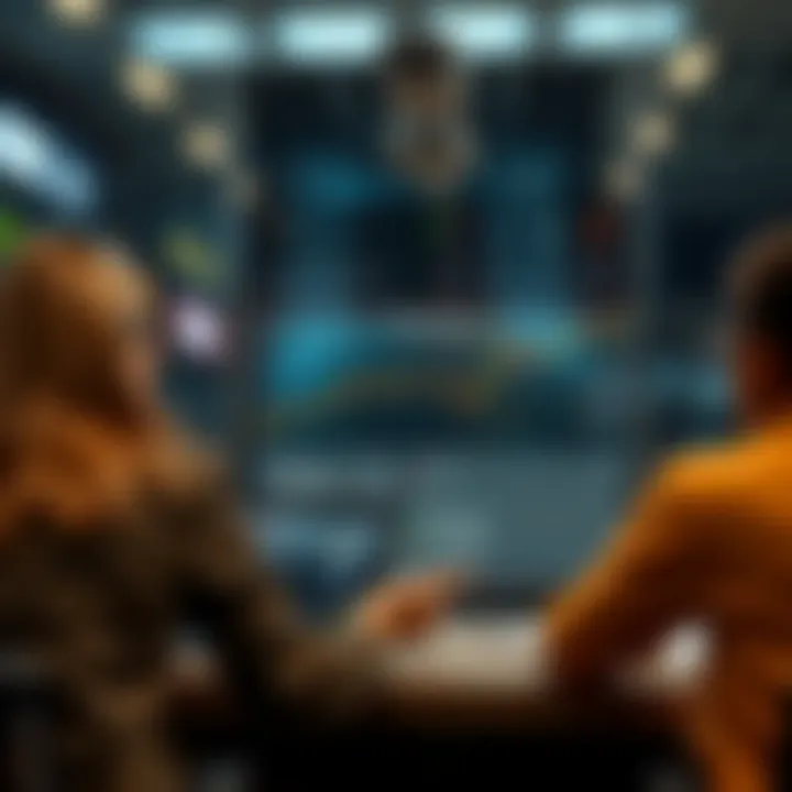 Diagram illustrating the concept and functionality of pocket brokers in financial trading