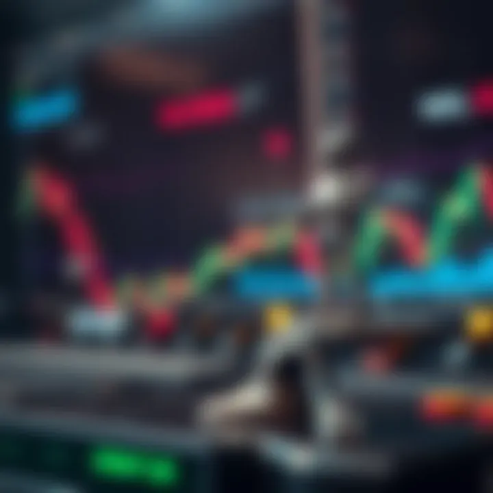 Conceptual illustration of risk and reward balance in forex robot trading