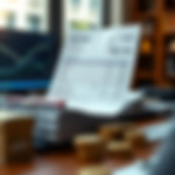 Illustration showing a financial document with a payment amount less than the invoiced total