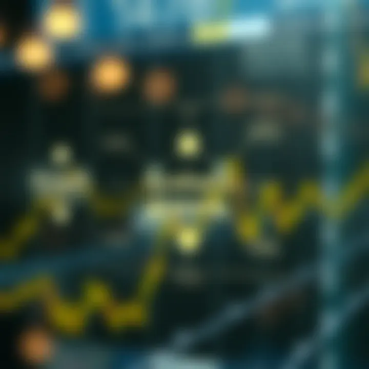 Diagram illustrating the concept of synthetic assets in financial markets with interconnected elements representing derivatives and underlying assets